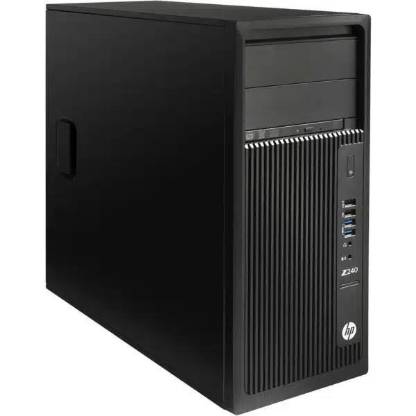 HP Z240 Tower Workstation Reconditionné - E3-1240v5 - 32Go - SSD 256Go - Quadro M2000 - Windows 10 Pro